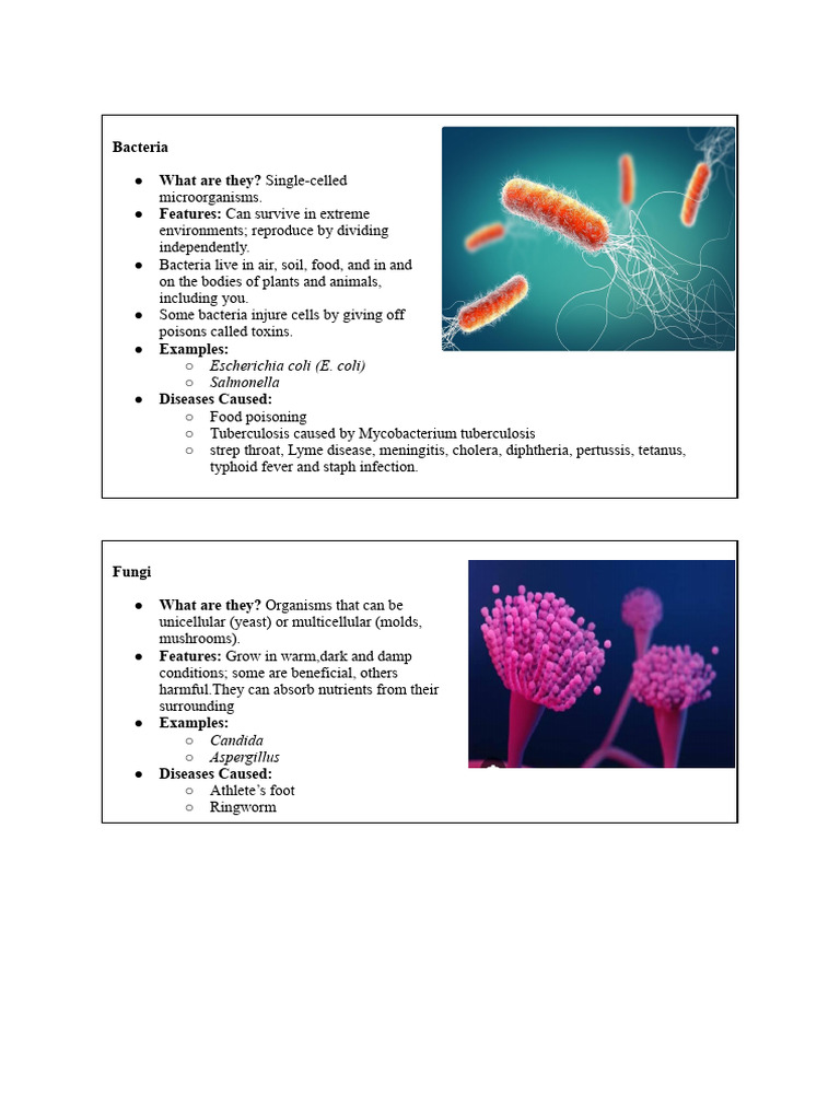Pathogens and It's Types | PDF