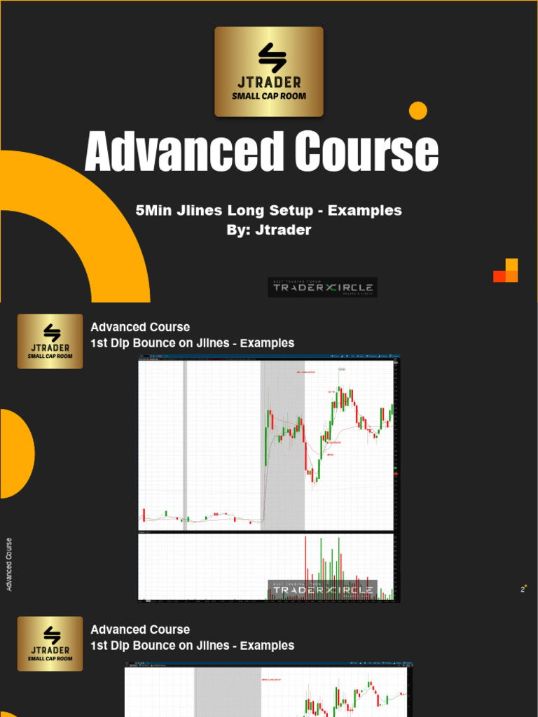 Jtrader Advanced Course 5min Jlines Long Setup | PDF