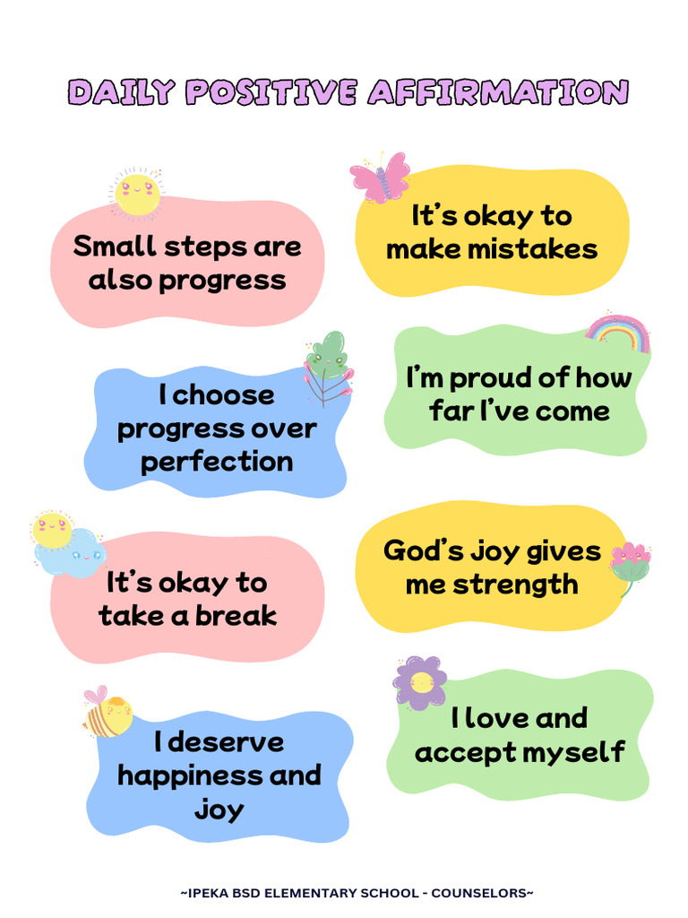 Daily Positive Affirmation | PDF