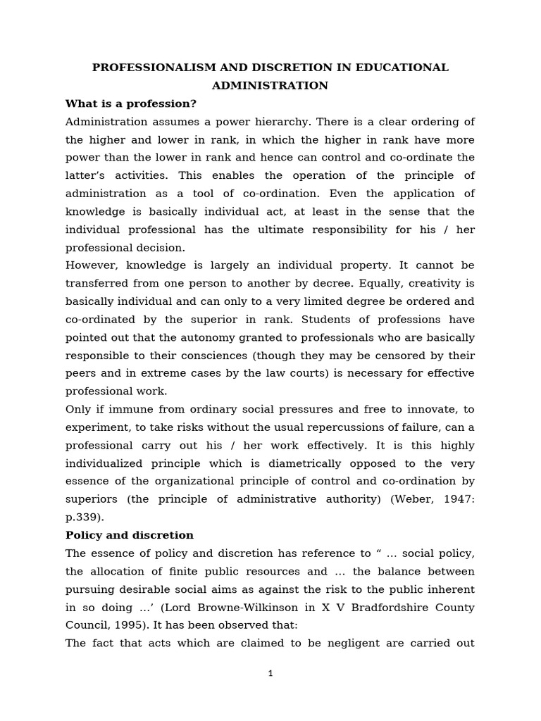 PROFESSIONALISM | PDF | Teachers | Negligence