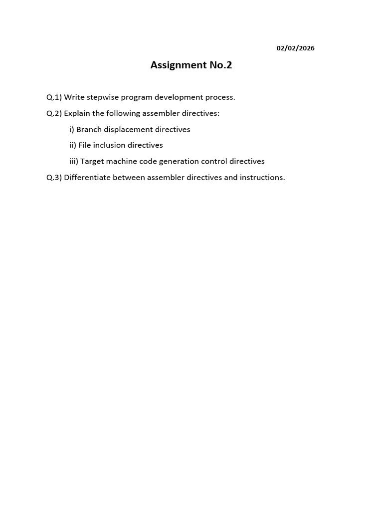 Assignment No.2 | PDF
