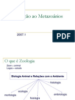 Introducao A Zoologia 2007-1