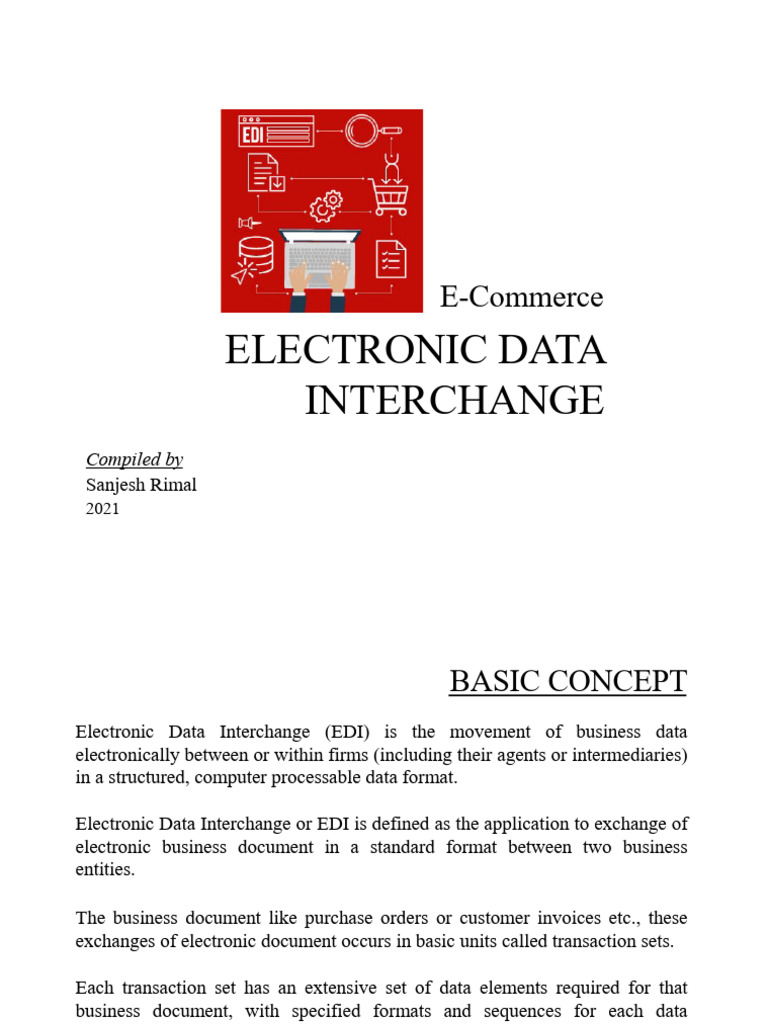 Electronic Data Interchange (Edi) | PDF | Electronic Data Interchange ...