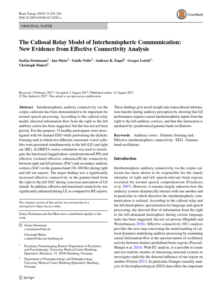 10548_2017_Article_583 | PDF | Lateralization Of Brain Function ...