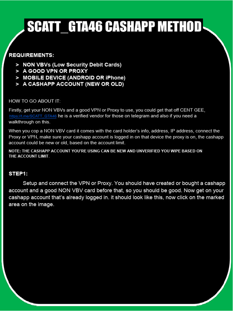 2025 Latest Cashapp Method | PDF | Virtual Private Network | Service ...