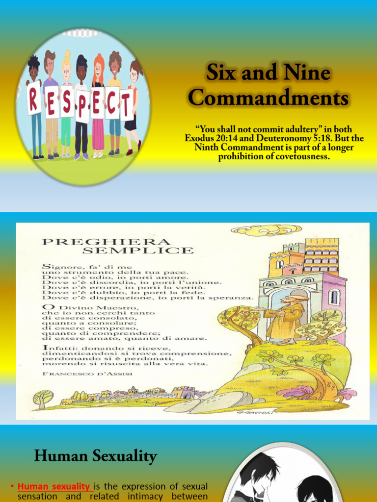 Six and Nine Commandments (1) | PDF | Chastity | Jesus