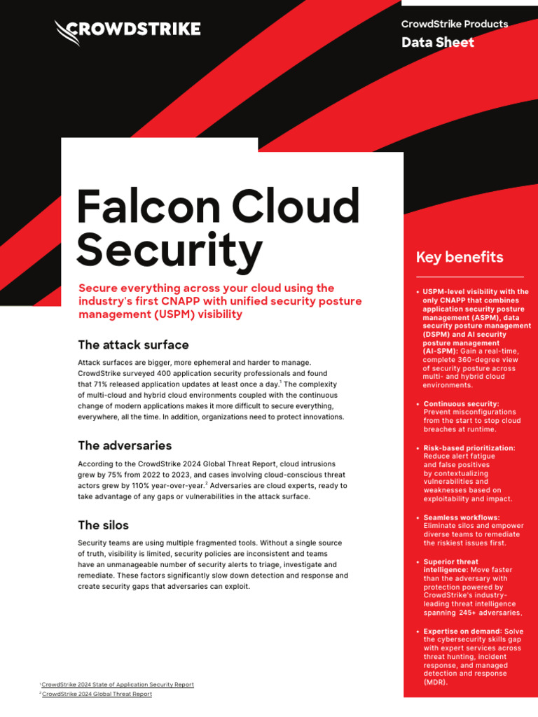 Falcon Cloud Security Data Sheet | PDF | Cloud Computing | Computer ...