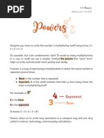 Tabulated Powers of Two Chart | PDF