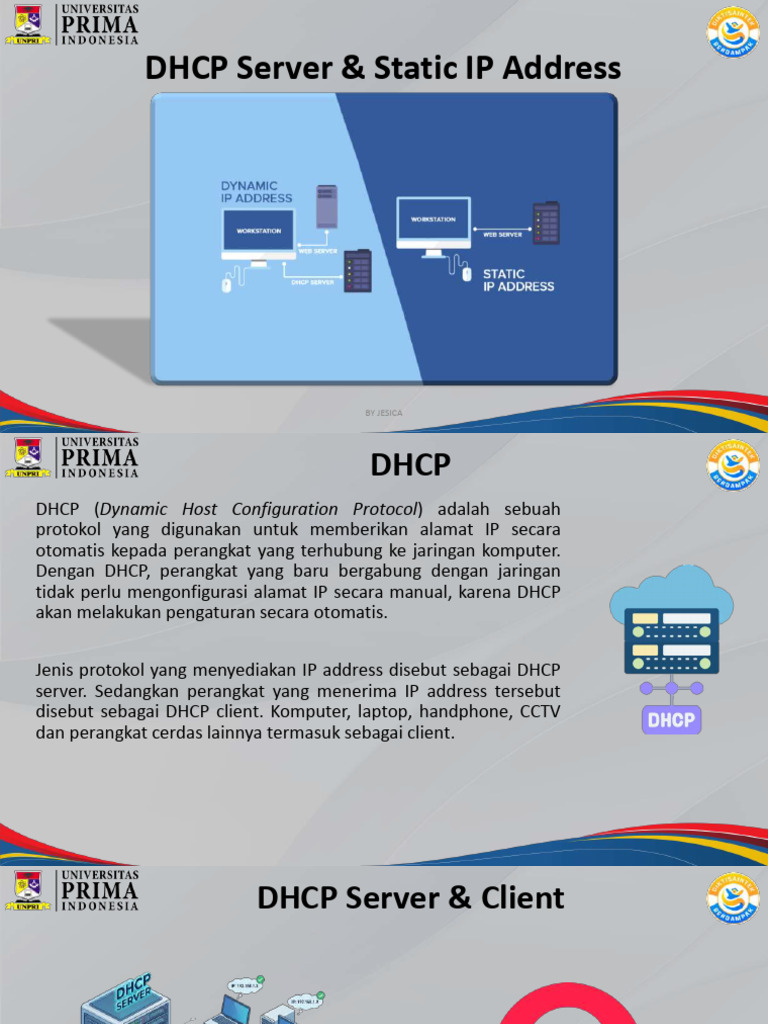 DHCP Server & IP Static | PDF