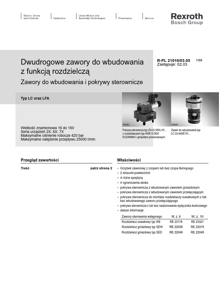 Karta Rexroth LC I LFA | PDF