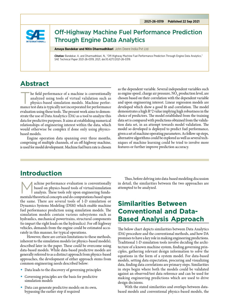 2021-26-0319 - Off-Highway Machine Fuel Performance Prediction Through ...
