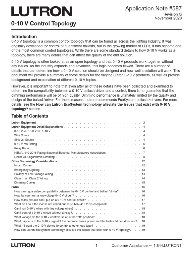 0-10 V Control Topology | PDF | Electrical Wiring | Relay