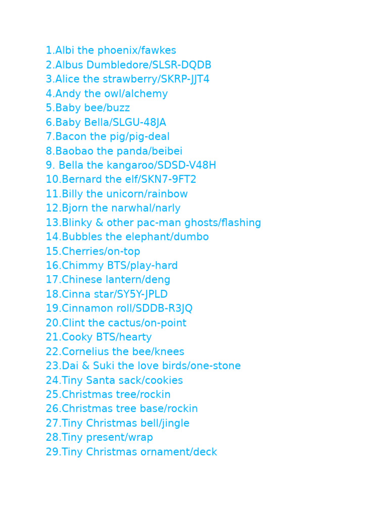 Wooble Codes | PDF