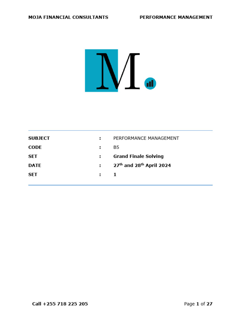 MAY 2024 Solving Set 1 N Solutions | PDF | Pricing | Profit (Economics)