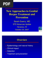 New Approaches to Genital Herpes SGuerry