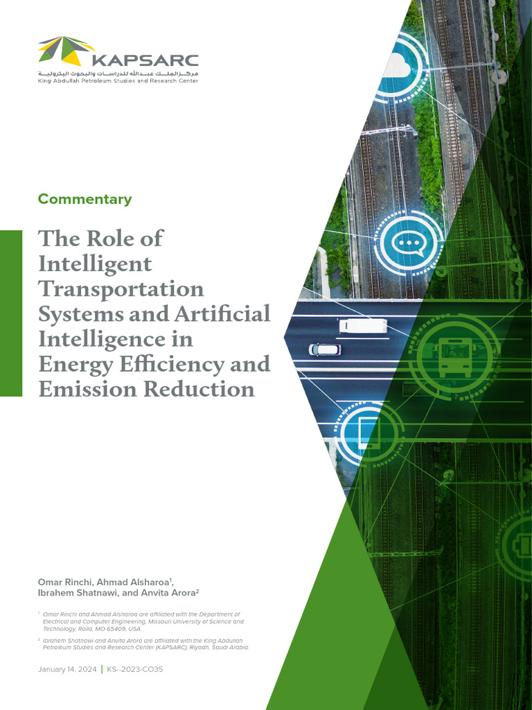 The Role of Intelligent Transportation S | PDF | Artificial ...