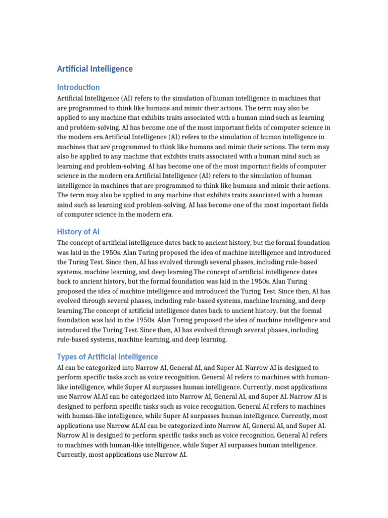 Artificial Intelligence Scribd Ready | PDF | Artificial Intelligence ...