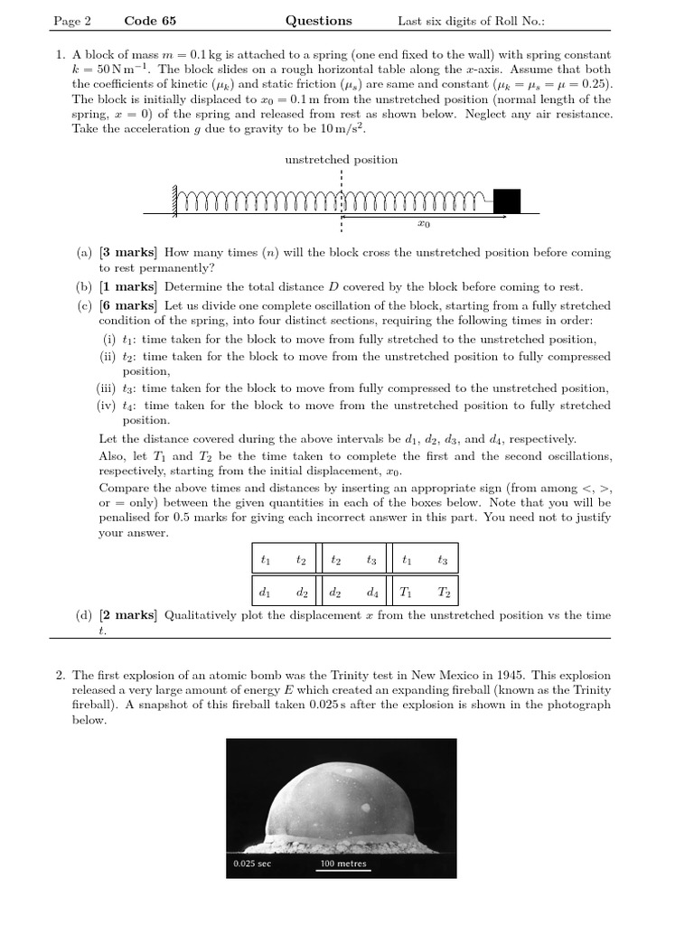 INPHO 2022 | PDF | Applied And Interdisciplinary Physics | Classical ...