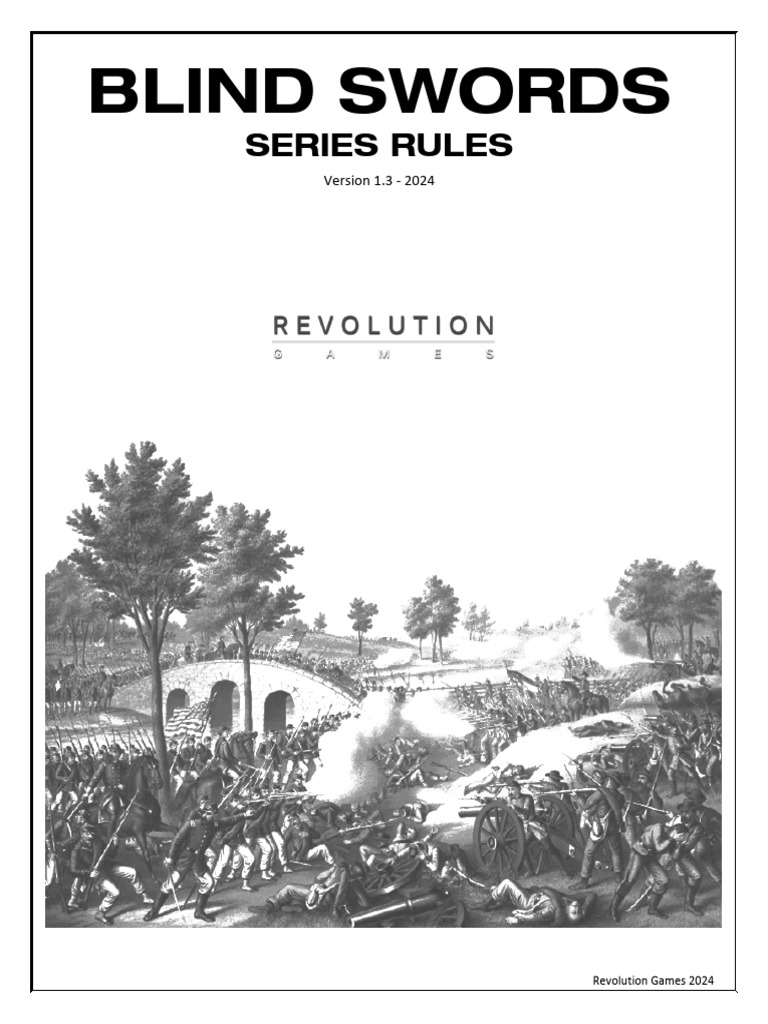 Blind Swords Series Rules 1 3 | PDF | Artillery | Cavalry