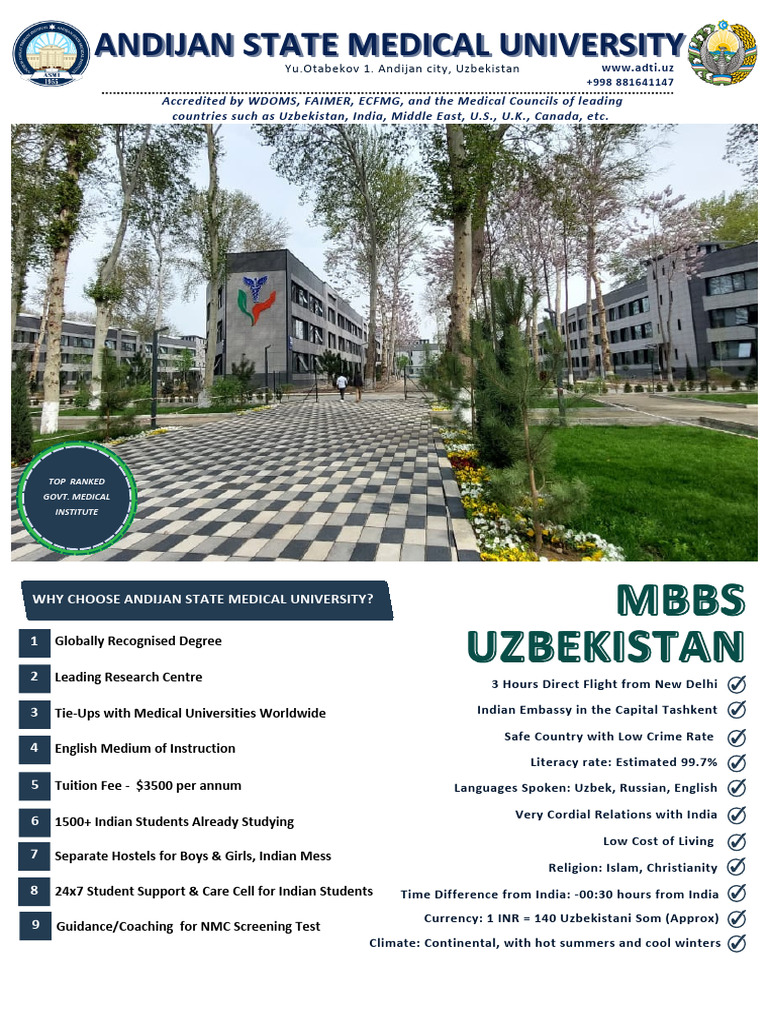 Andijan State Medical University 19.01.2026 (ASMU), Uzbekistan | PDF ...