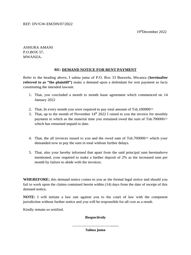 Advera Demand Notes | PDF