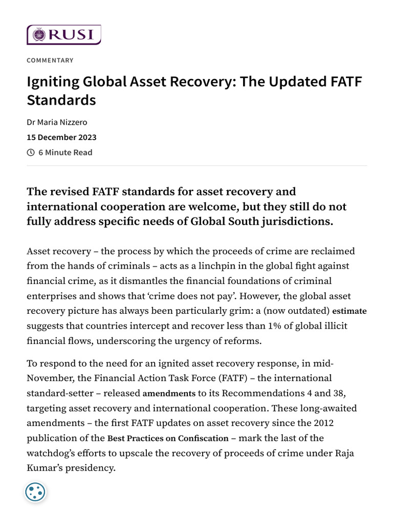 Igniting Global Asset Recovery_ The Updated FATF Standards _ Royal ...