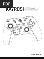 Manual de Uso Gamepad X3 | PDF | Bluetooth | Diodo emisor de luz