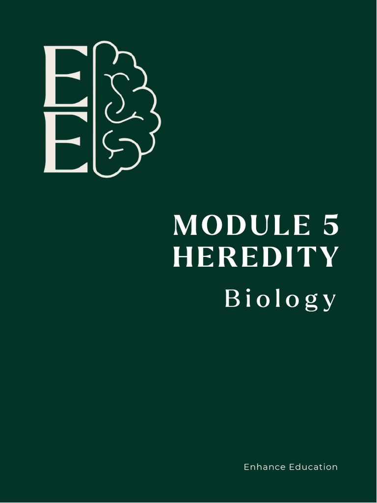 2nd Edition Module 5 Biology Notes Enhance Education | PDF | Genetics ...