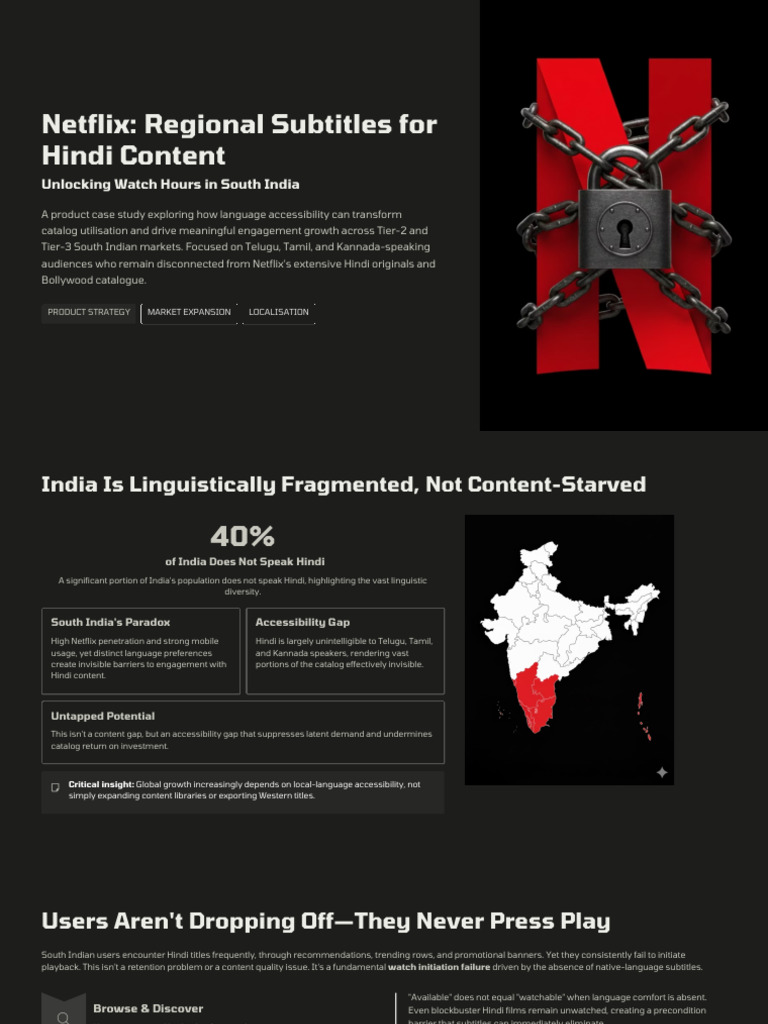 Netflix Regional Subtitles For Hindi Content | PDF | Performance ...
