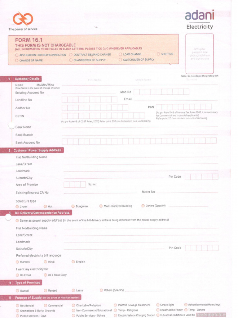 16.1 Change of New Form Scan | PDF