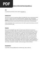 Download Estimation of Citric Acid From Aspergillus Sp by DinithiDahanayake SN99107113 doc pdf