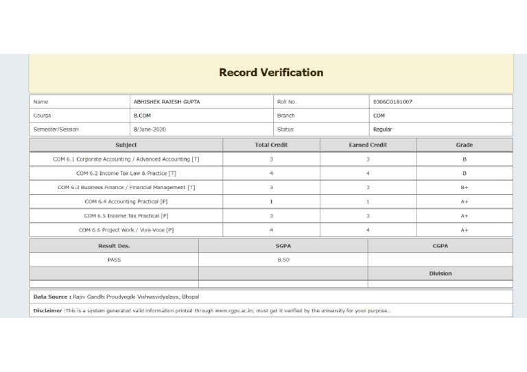 Student Verification | PDF