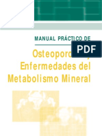 MANUAL PRÁCTICO DE Osteoporosis y Metabolismo Mineral