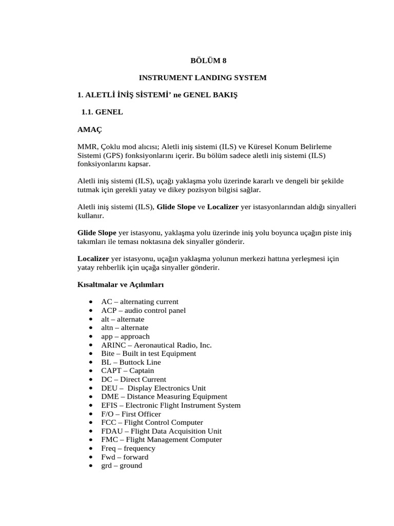 ILS Instrument Landing System | PDF