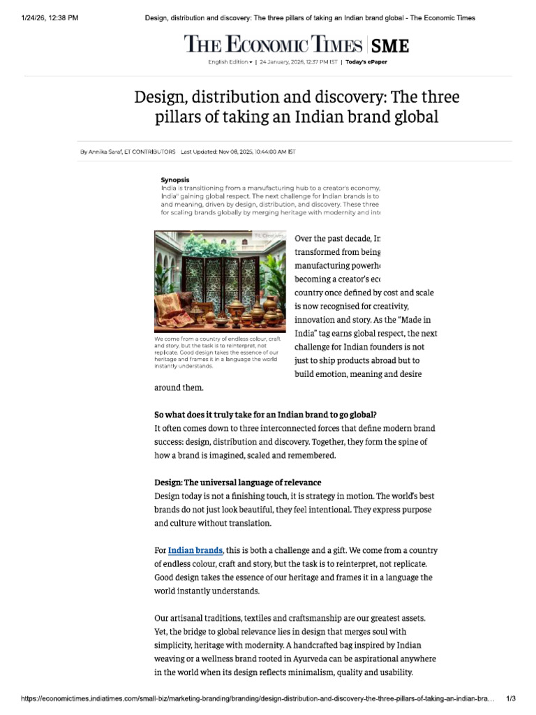 Design, Distribution and Discovery | PDF