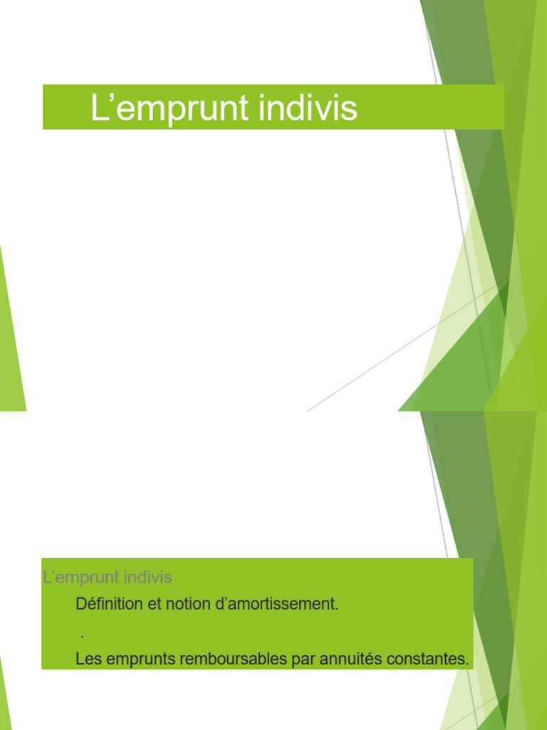 Emprunt Indivis Et Obligataire | PDF | Prêts | Obligation (Finance)