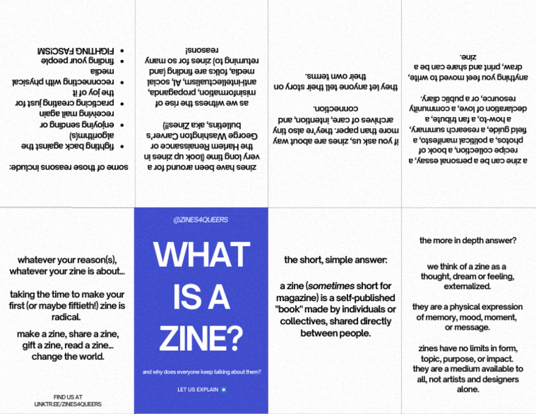 What Is A Zine - Mini Zine | PDF