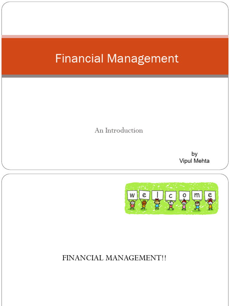 FM Session I - Introduction | PDF | Securities (Finance) | Market ...