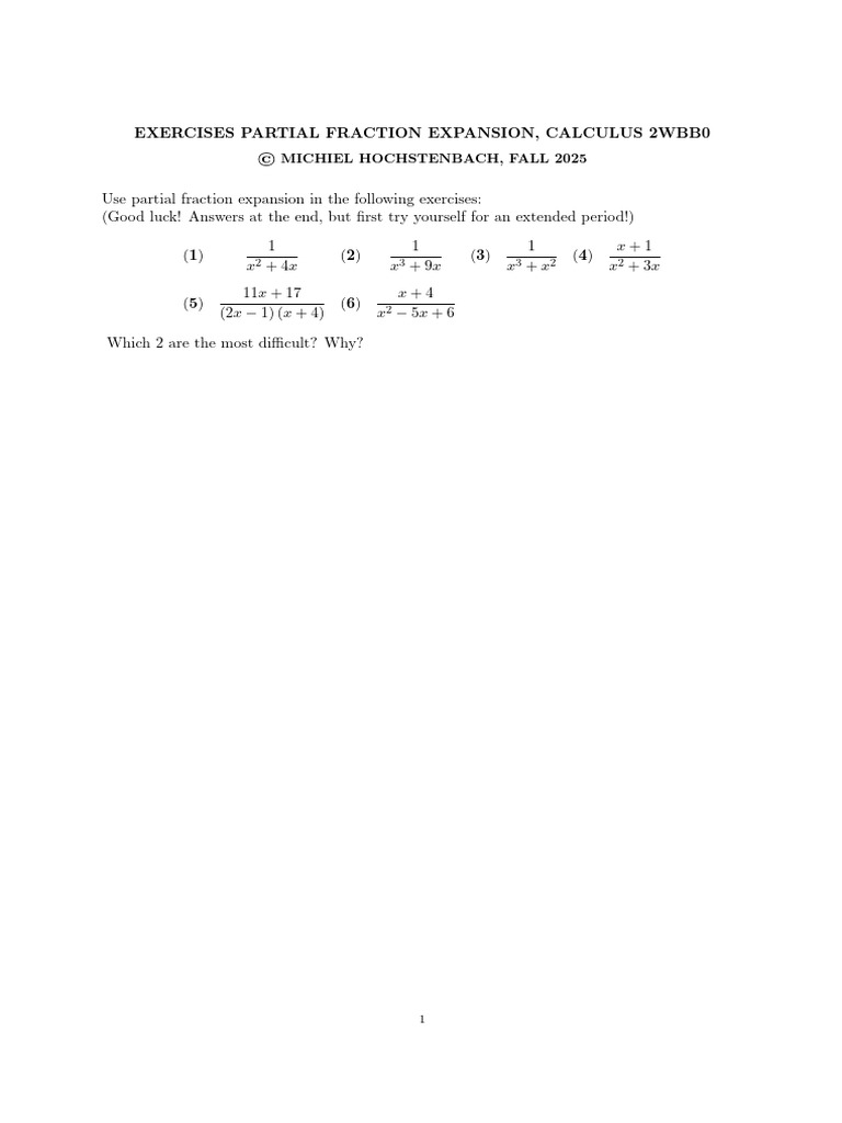 Exercises Pfe | PDF | Discrete Mathematics | Numbers