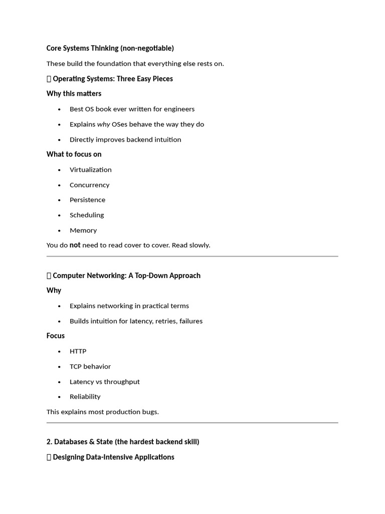 Backend Eng Resources | PDF | Thread (Computing) | Process (Computing)