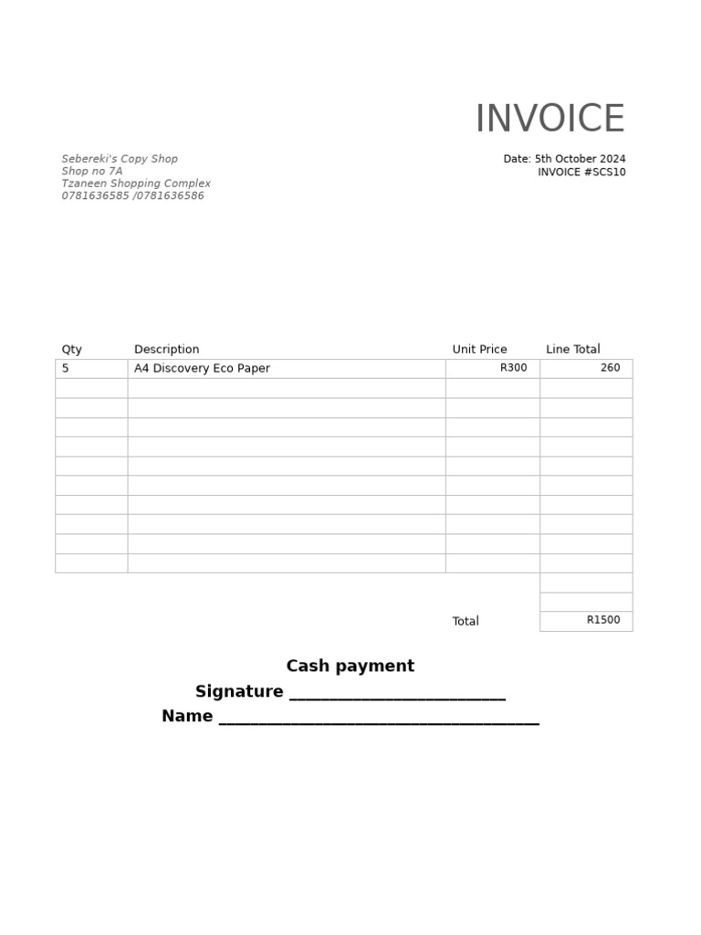 Invoice Eddie | PDF