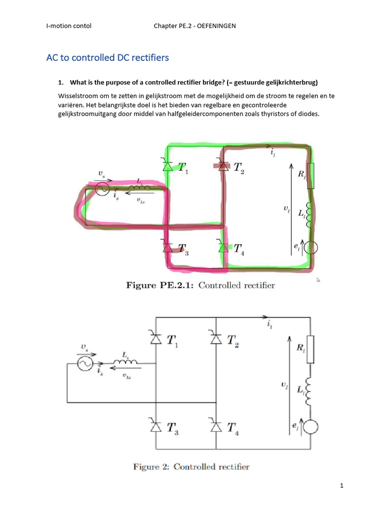 AC To Controlled DC Rectifiers | PDF