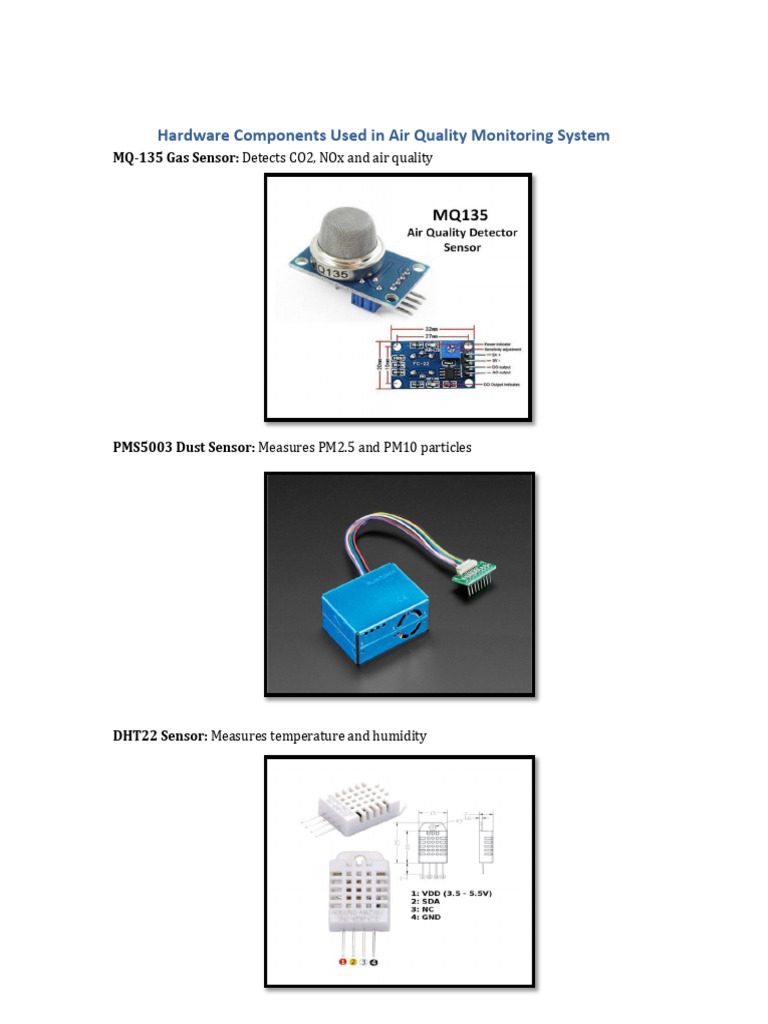 Air Monitoring System Hardware Components | PDF