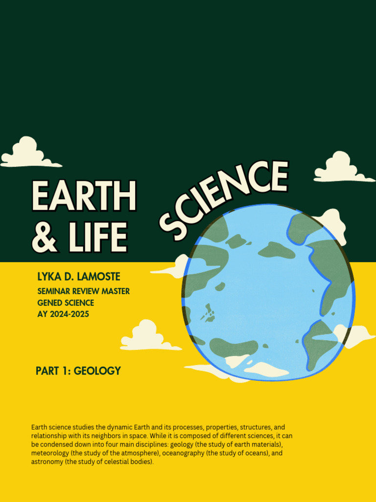GENED Science Earth&Life | PDF | Earth Sciences | Minerals