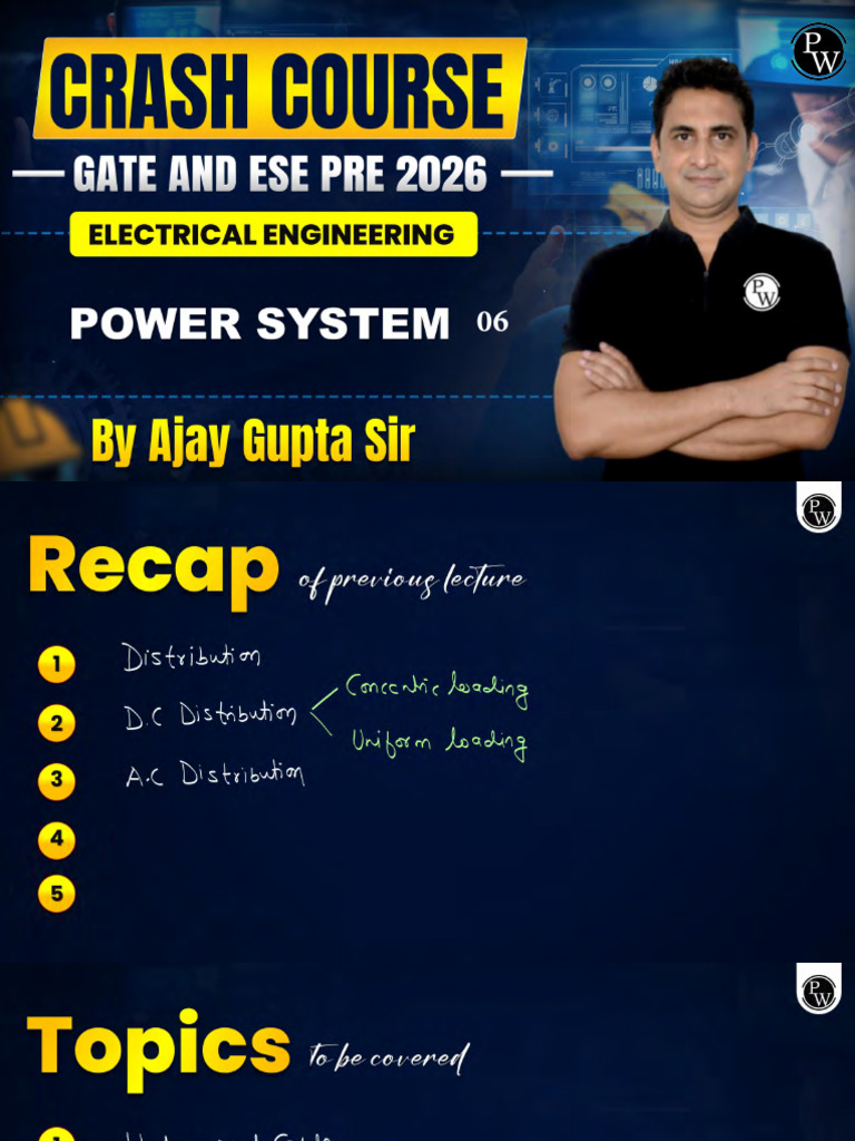 Power System 06 Class Notes | PDF