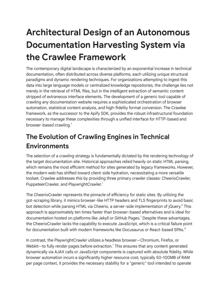 Crawlee Documentation Site Crawler Tool | PDF | Computer Data Storage ...