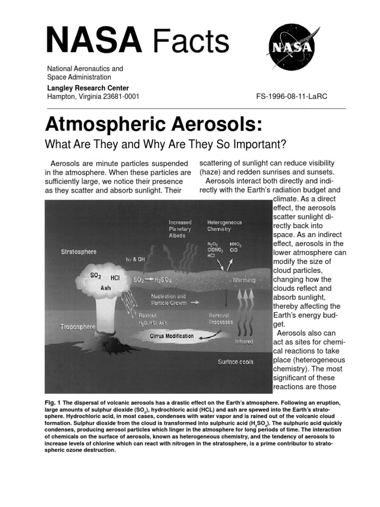 Understanding Atmospheric Aerosols | PDF | Aerosol | Atmosphere Of Earth