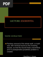 LECTURE Exodontia