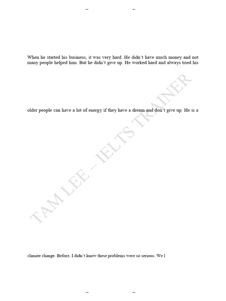 Ielts Speaking Part 2 | PDF | Strength Training | Swimming