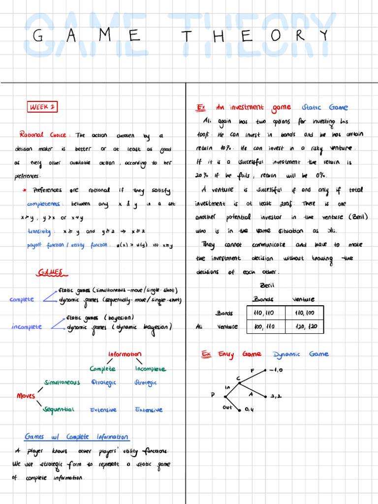 Copy of Game Theory | PDF